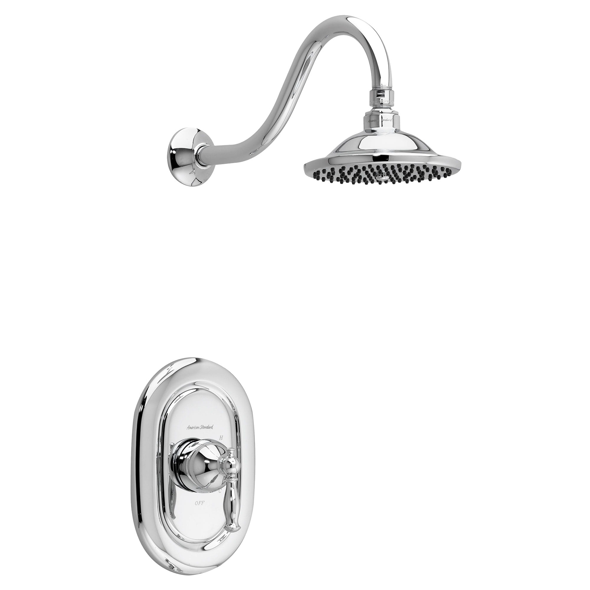 Quentin 2.5 GPM Shower Trim Kit with Rain Showerhead and Lever Handle